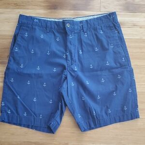 Banana Republic Navy Anchor Print Men's Shorts